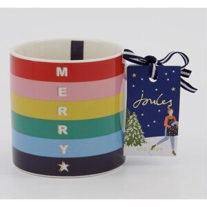 ISO: Joules Festive Striped Mug with Merry Text
